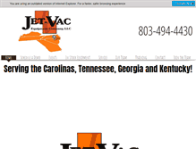 Tablet Screenshot of jet-vac.com